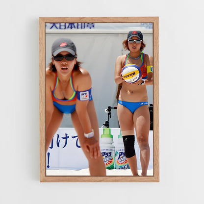 ap-australia national beach volleyball team-6 cadre Bois clair