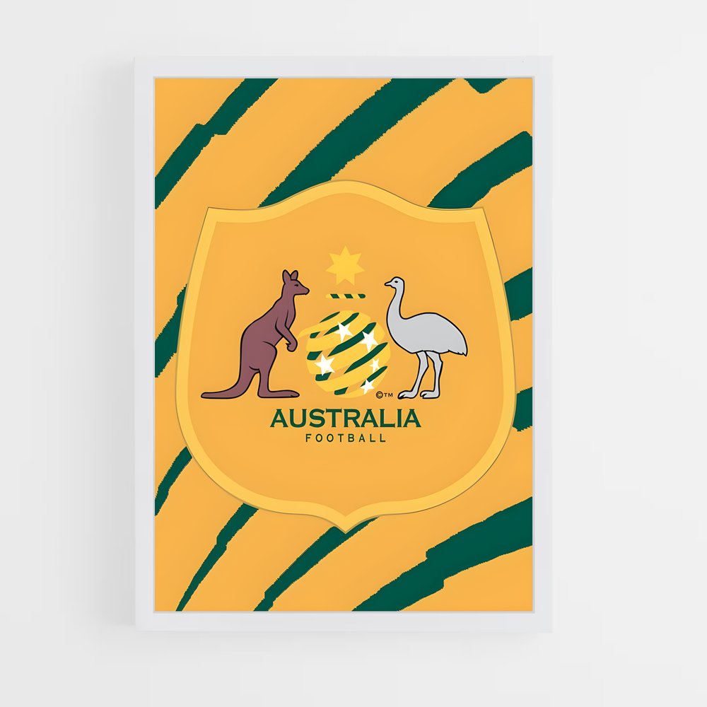 ap-australia national football team-1 cadre Blanc