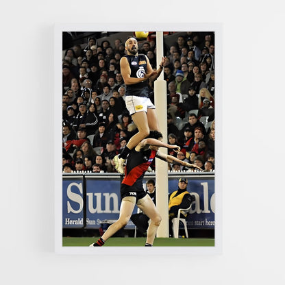 ap-australian football-4 cadre Blanc