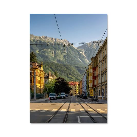 Poster Montagnes Autrichiennes