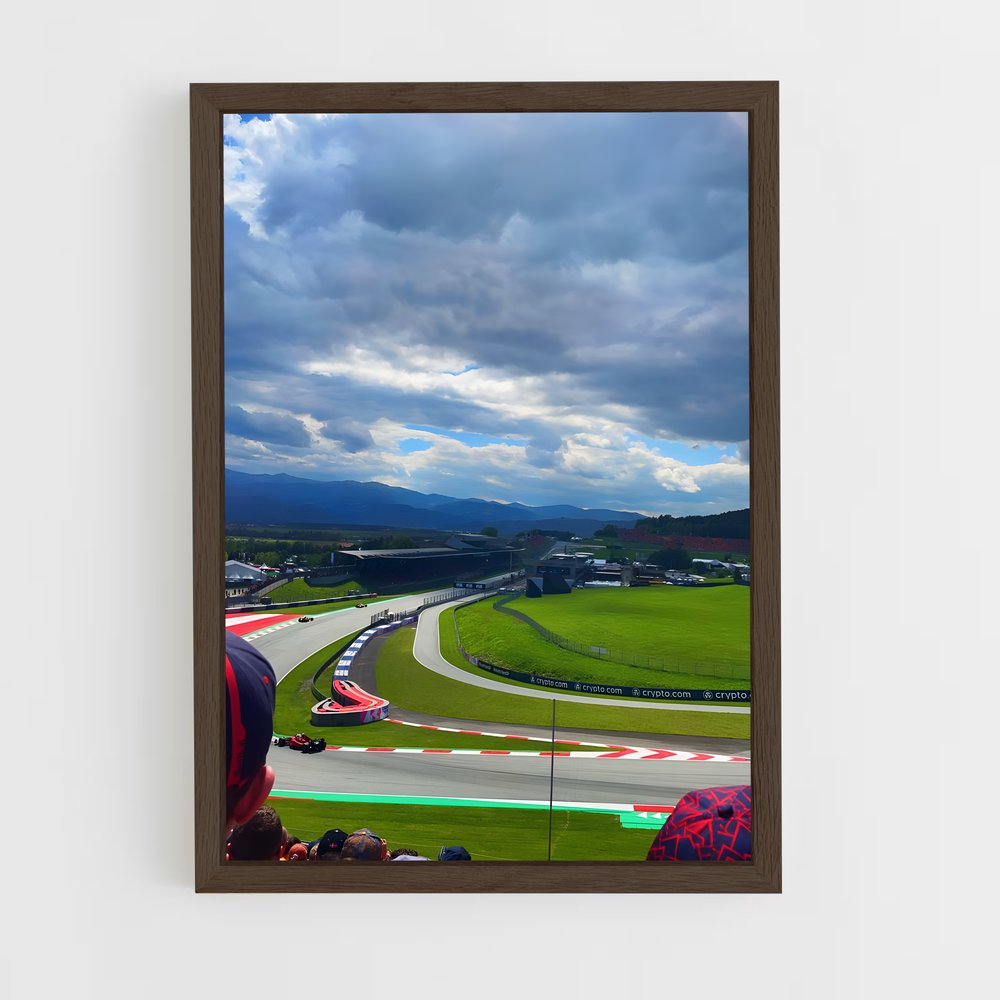 ap-austrian grand prix-4 cadre Bois foncé