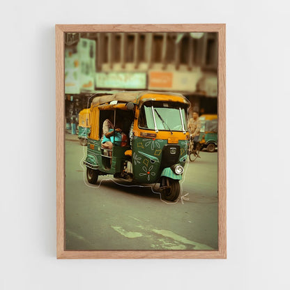ap-auto rickshaw-4 cadre Bois clair