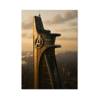 Poster Horloge des Héros