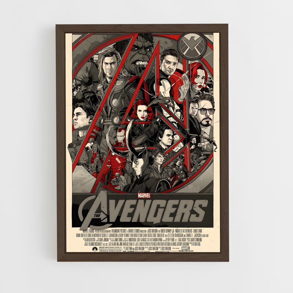 ap-avengers-3 cadre Bois foncé