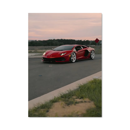 Poster L'Aventador Éblouissant