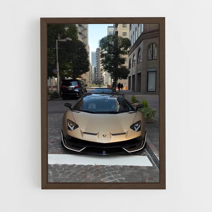 ap-aventador svj-1 cadre Bois foncé