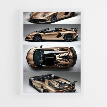 ap-aventador svj roadster-1 cadre Blanc
