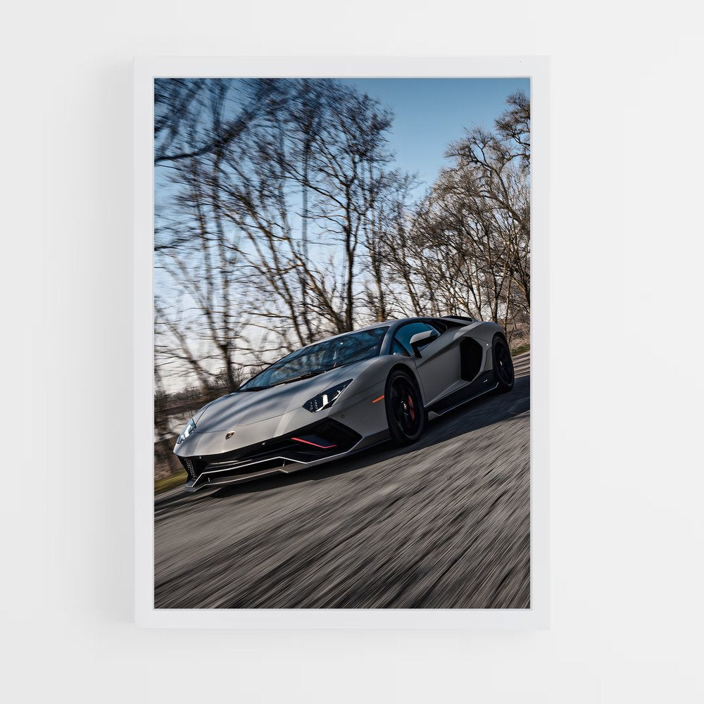 ap-aventador ultimae-3 cadre Blanc