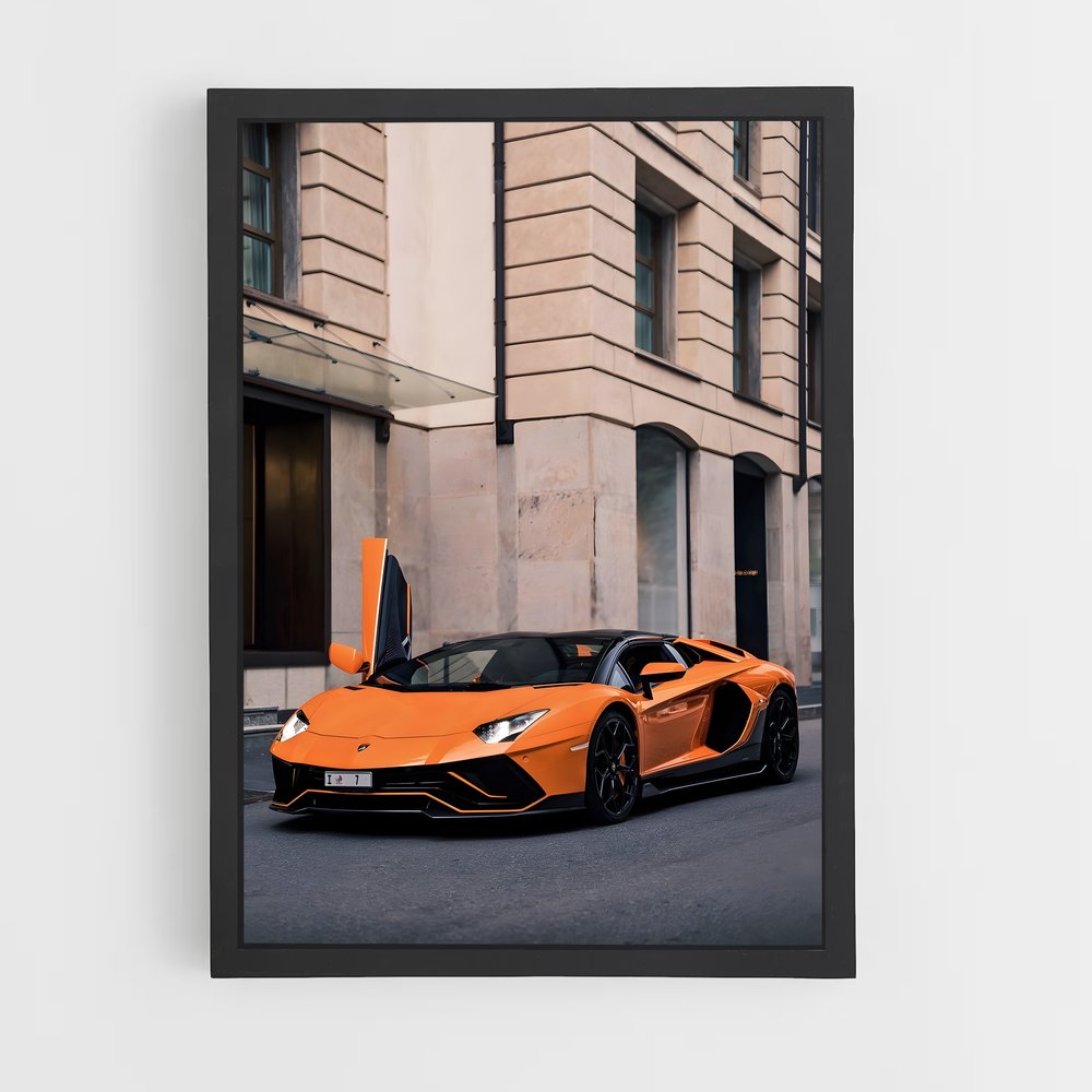 ap-aventador ultimae-4 cadre Noir