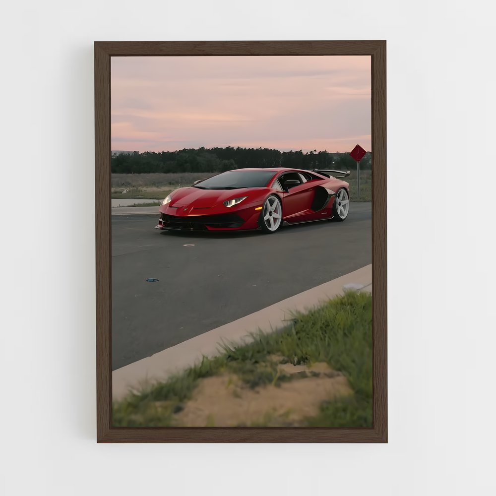 ap-aventador ultimae-6 cadre Bois foncé
