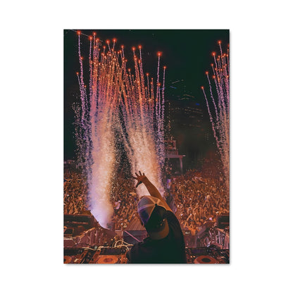 Poster Avicii en Feu d'Artifice