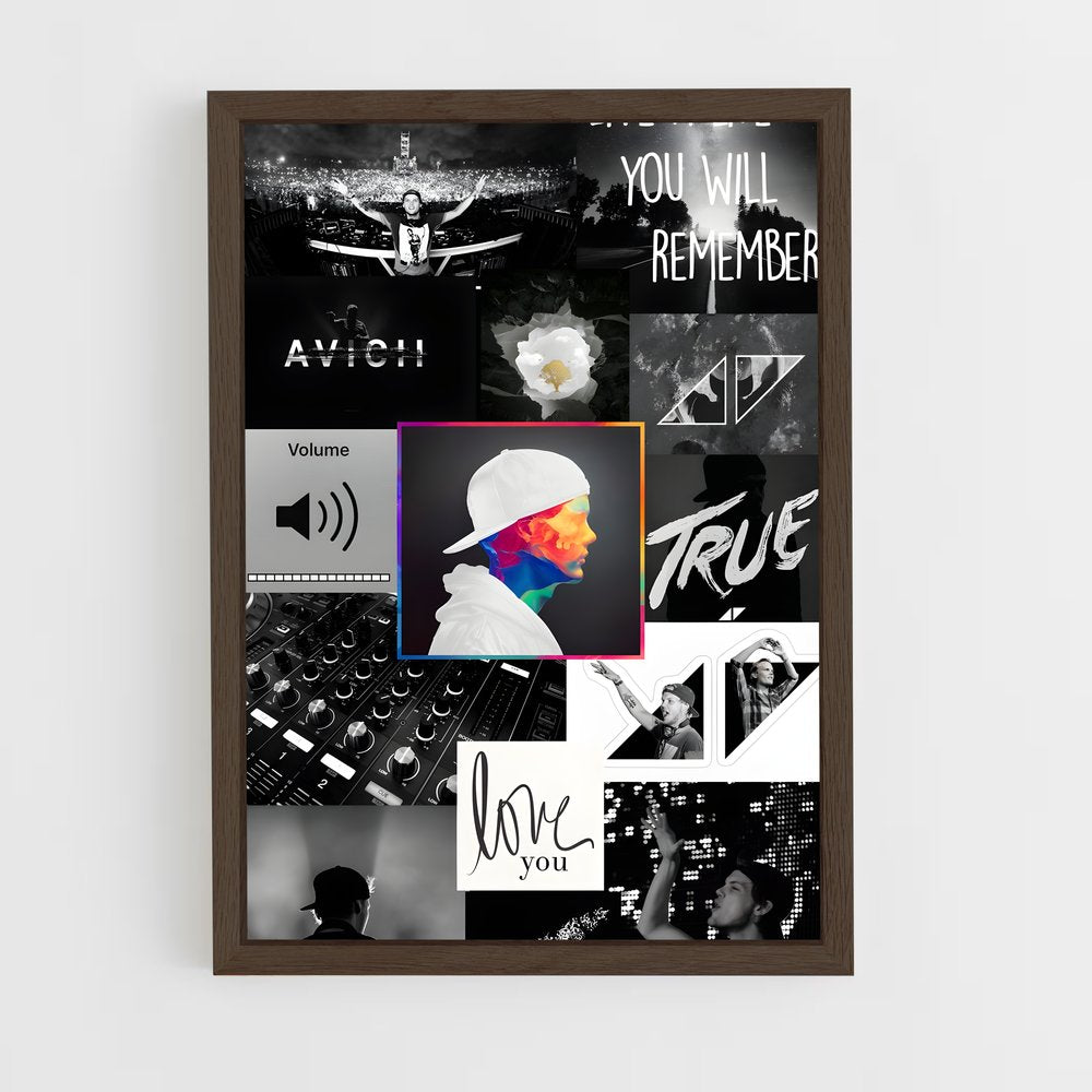ap-avicii-6 cadre Bois foncé