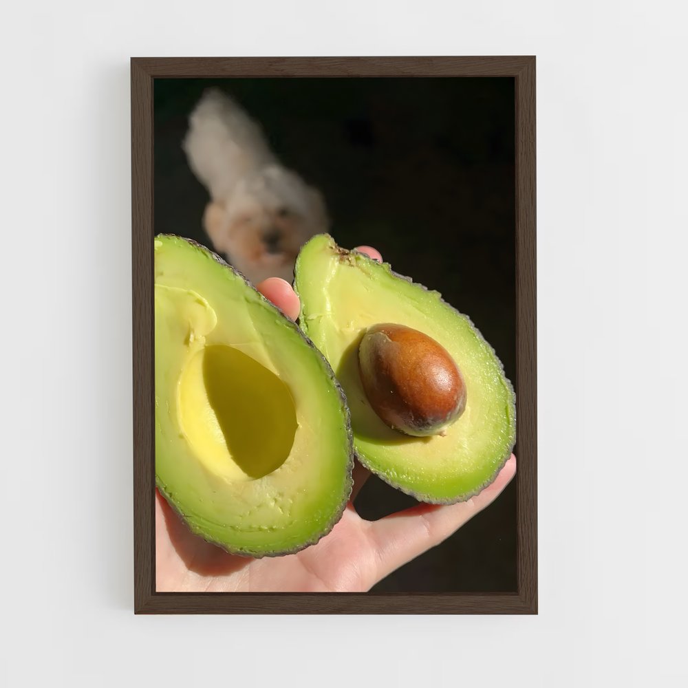 ap-avocado-5 cadre Bois foncé