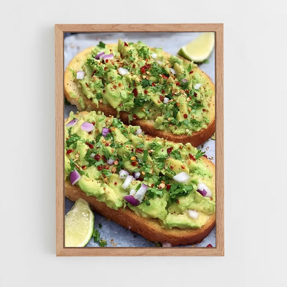 ap-avocado toast-1 cadre Bois clair