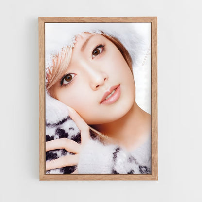 ap-ayumi hamasaki-4 cadre Bois clair