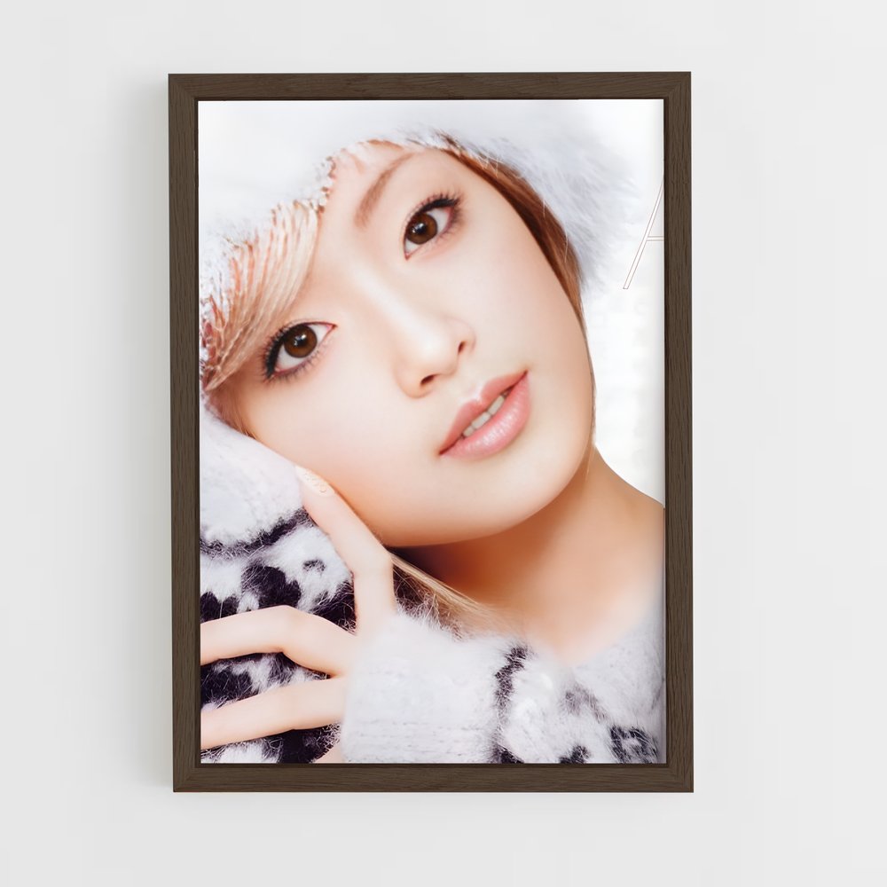 ap-ayumi hamasaki-4 cadre Bois foncé