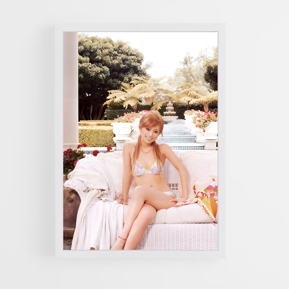 ap-ayumi hamasaki-5 cadre Blanc