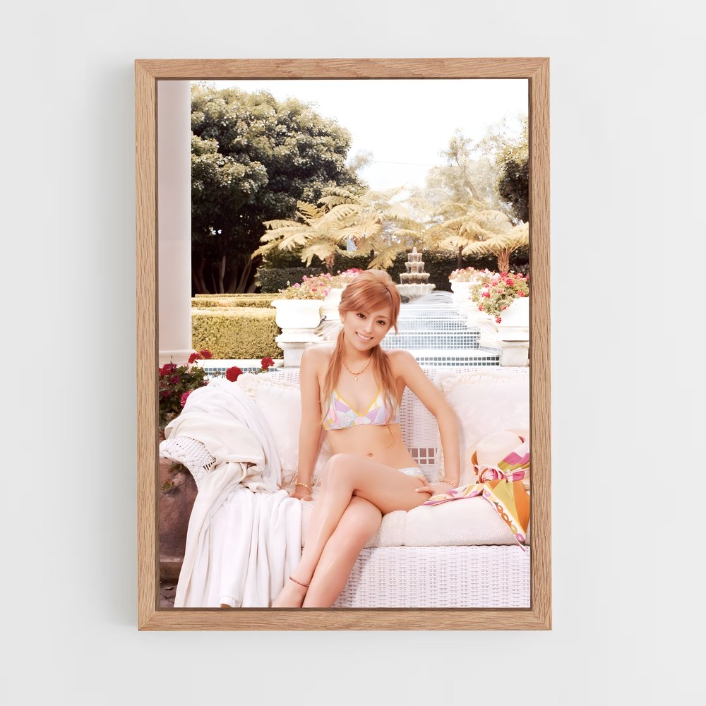 ap-ayumi hamasaki-5 cadre Bois clair