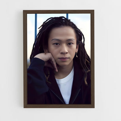 ap-ayumu hirano-3 cadre Bois foncé