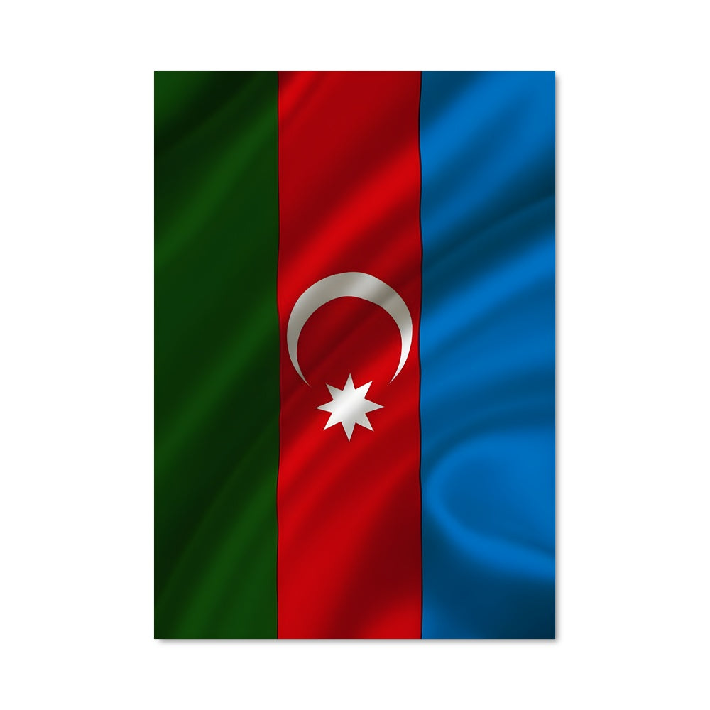Poster Flamme d'Azerbaïdjan