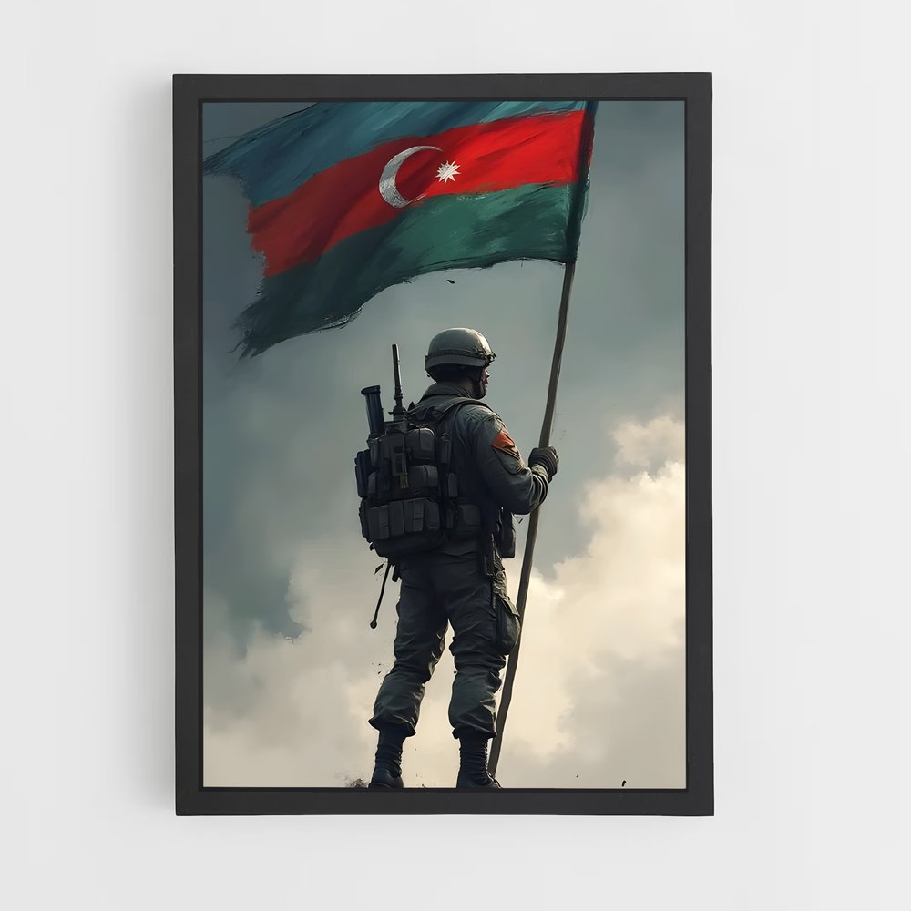 ap-azerbaijan flag-2 cadre Noir
