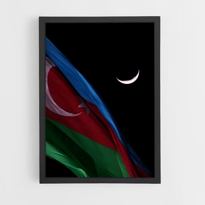 ap-azerbaijan flag-7 cadre Noir