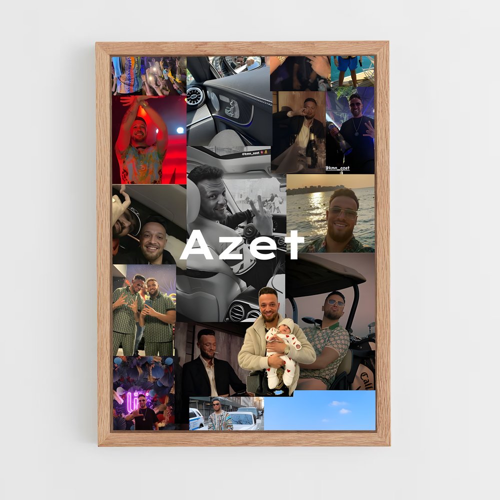 ap-azet-4 cadre Bois clair