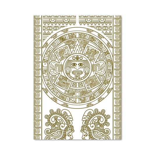 Poster Soleil Azteque