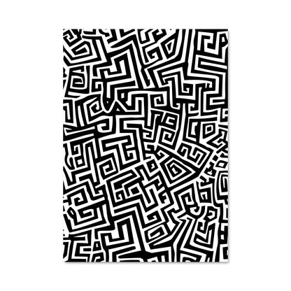 Poster Labyrinthe Aztec