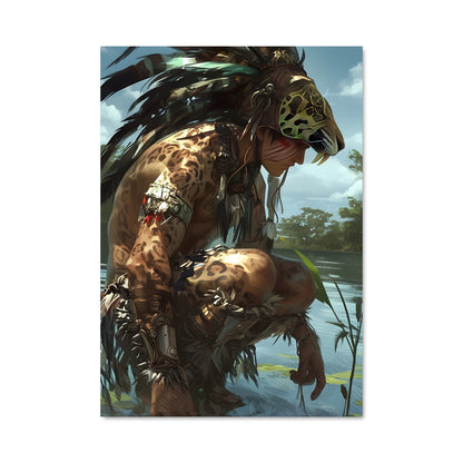 Poster Aztec warrior 685