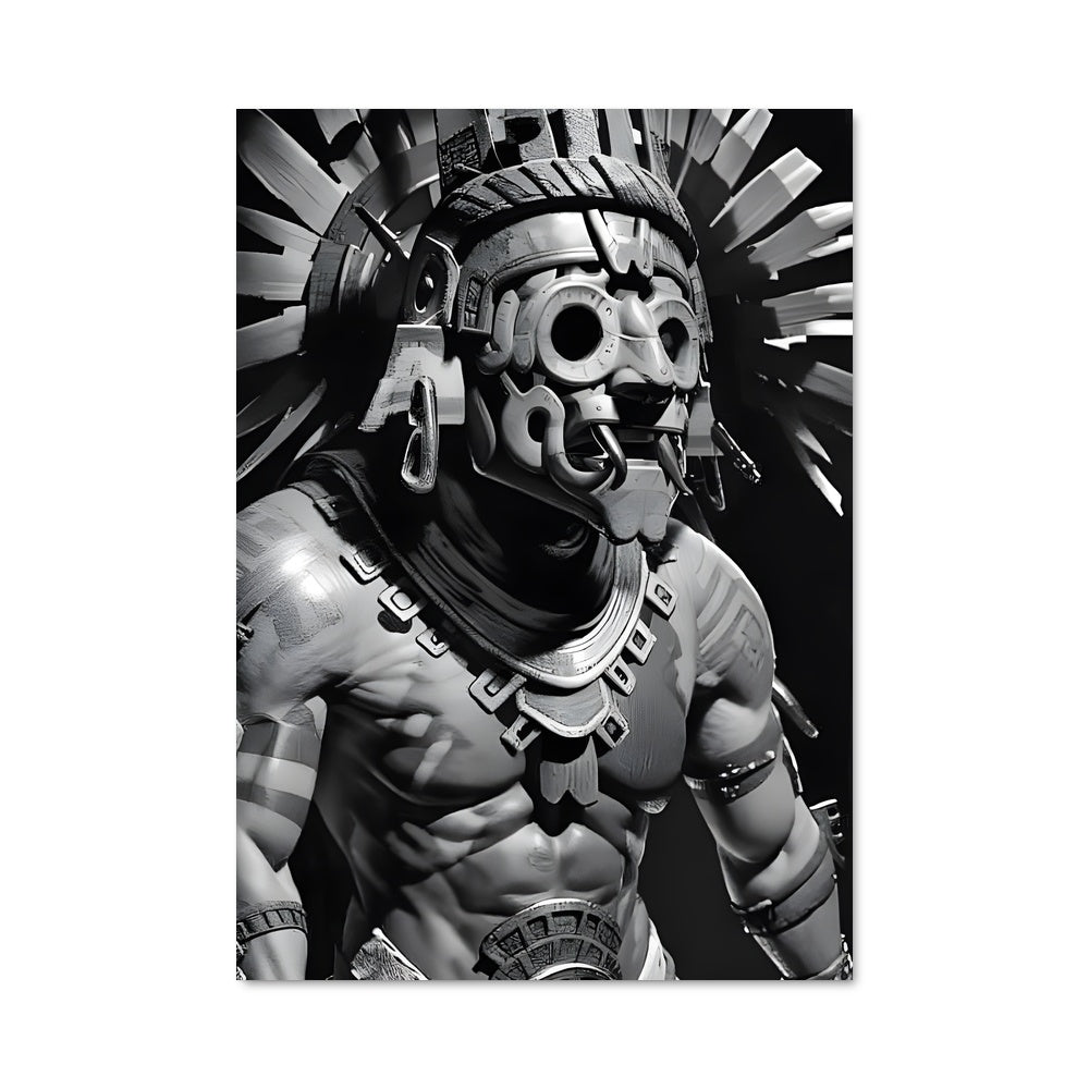 Poster Aztec warrior 704
