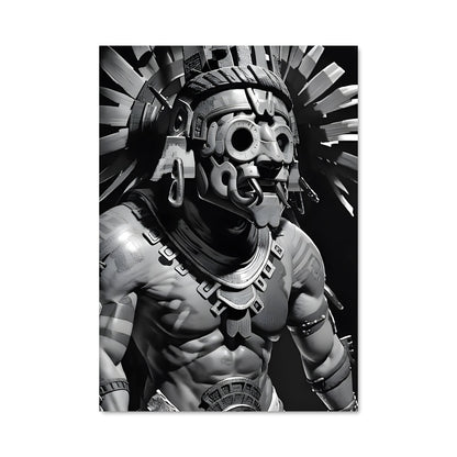 Poster Aztec warrior 704