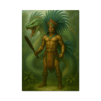 Poster Guerrier d'Azteque