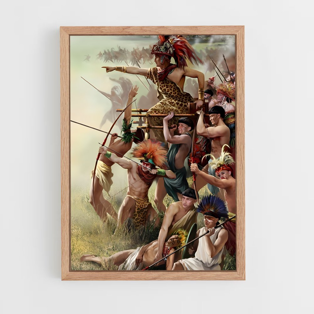 ap-aztec empire-2 cadre Bois clair