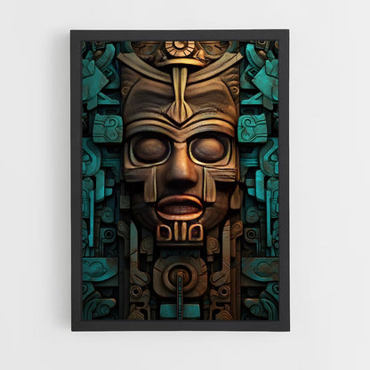 ap-aztec patterns-8 cadre Noir
