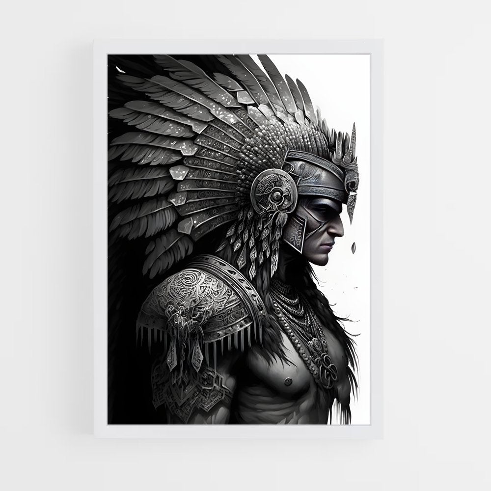 ap-aztec warrior-1 cadre Blanc