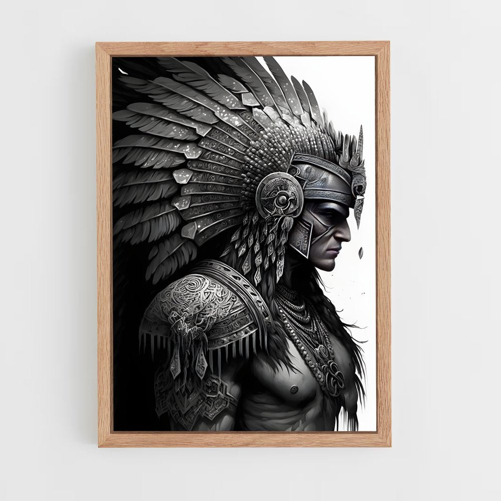 ap-aztec warrior-1 cadre Bois clair