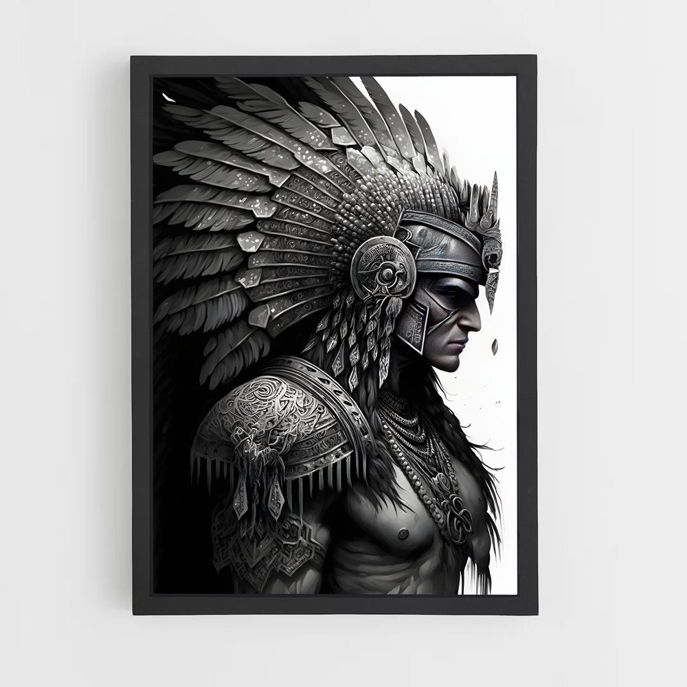 ap-aztec warrior-1 cadre Noir