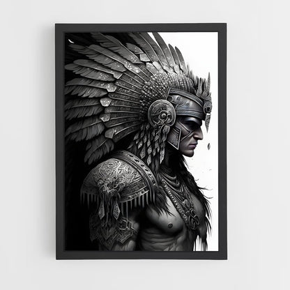 ap-aztec warrior-1 cadre Noir