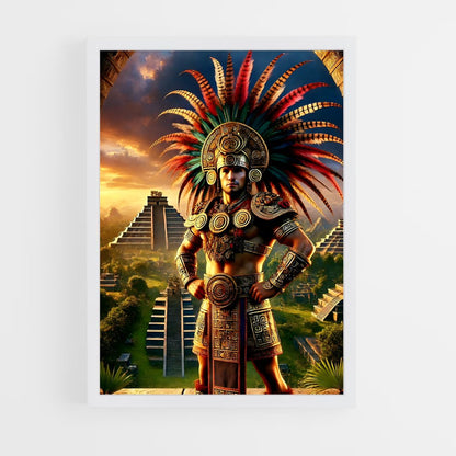 ap-aztec warrior-10 cadre Blanc