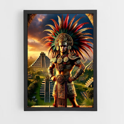 ap-aztec warrior-10 cadre Noir