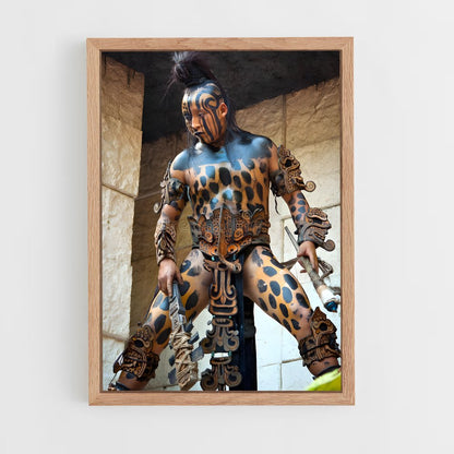 ap-aztec warrior-14 cadre Bois clair