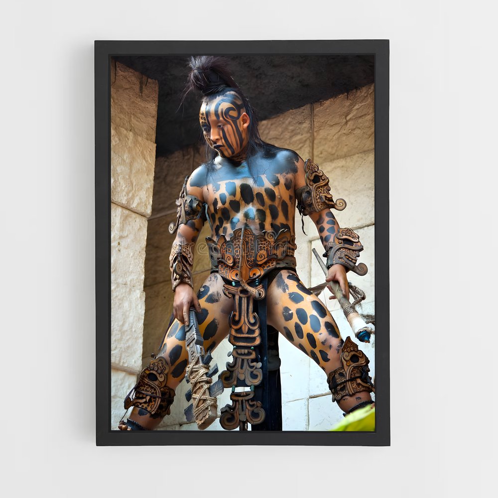 ap-aztec warrior-14 cadre Noir