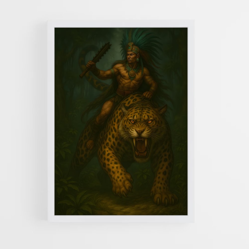 ap-aztec warrior-15 cadre Blanc