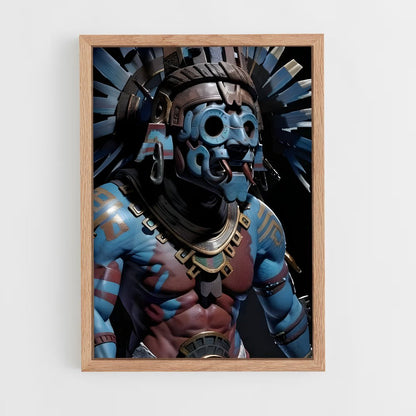 ap-aztec warrior-2 cadre Bois clair