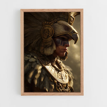 ap-aztec warrior-4 cadre Bois clair
