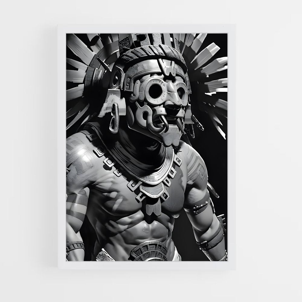 ap-aztec warrior-5 cadre Blanc