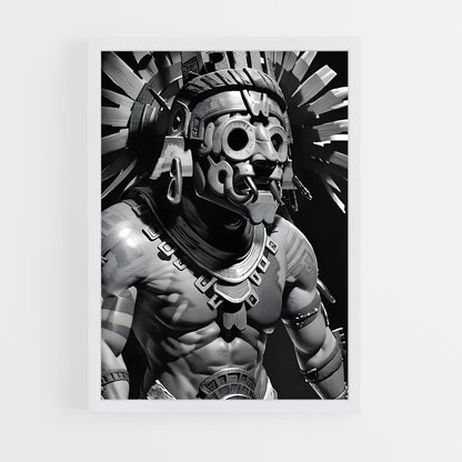 ap-aztec warrior-5 cadre Blanc