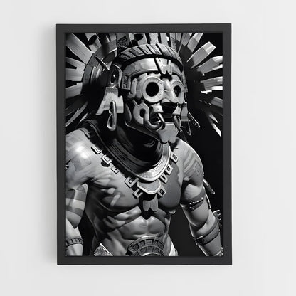 ap-aztec warrior-5 cadre Noir