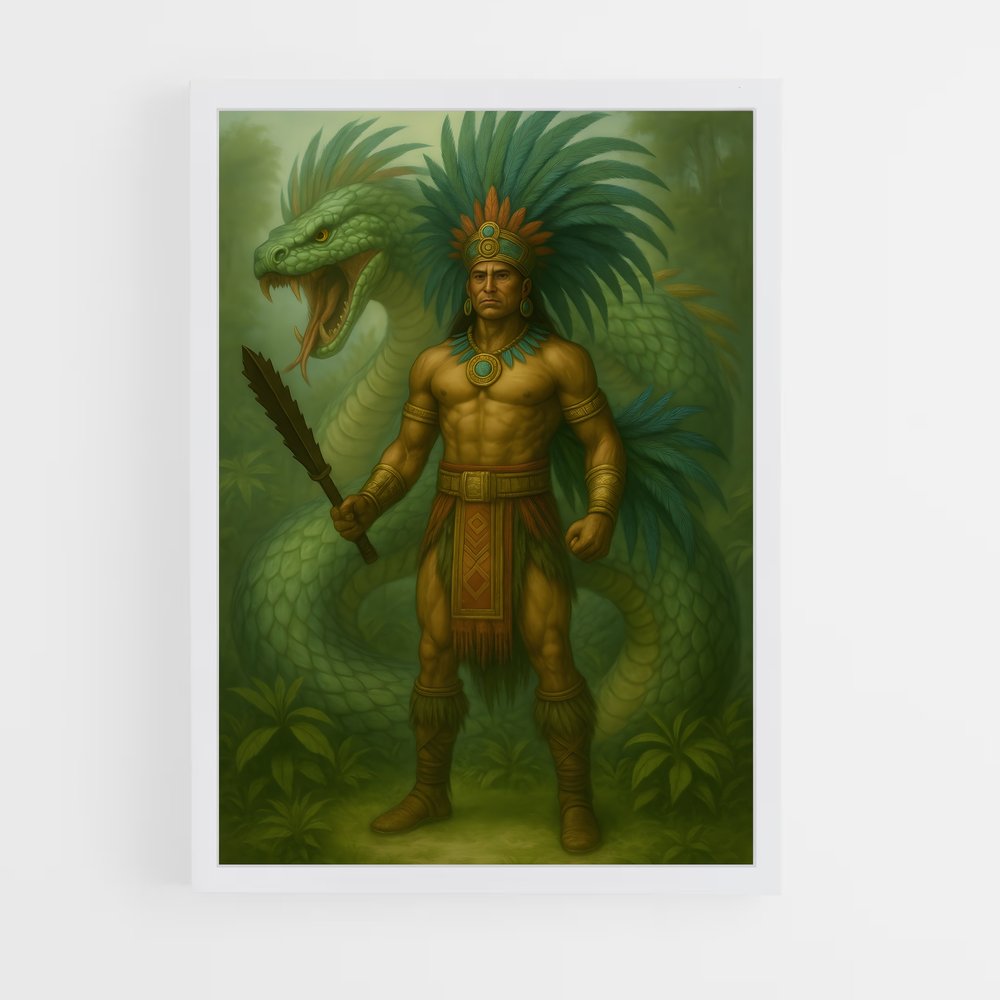 ap-aztec warrior-6 cadre Blanc